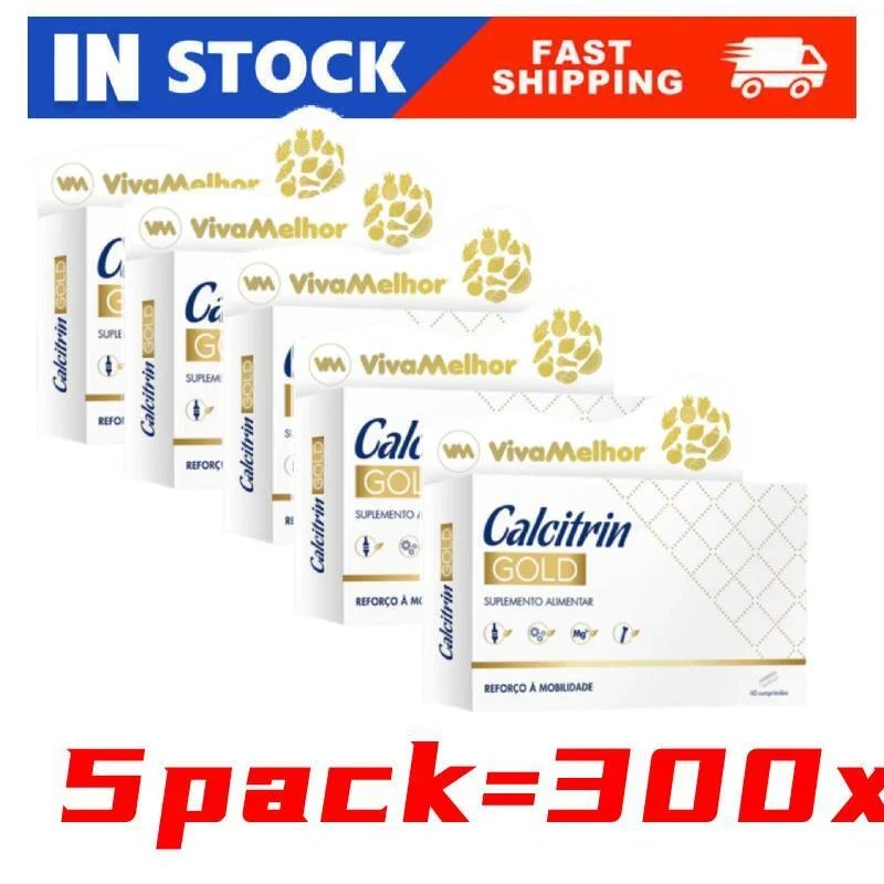 Calcitrin Gold Dietary Supplement, Mobility Reinforcement, 300 Tablets N E W