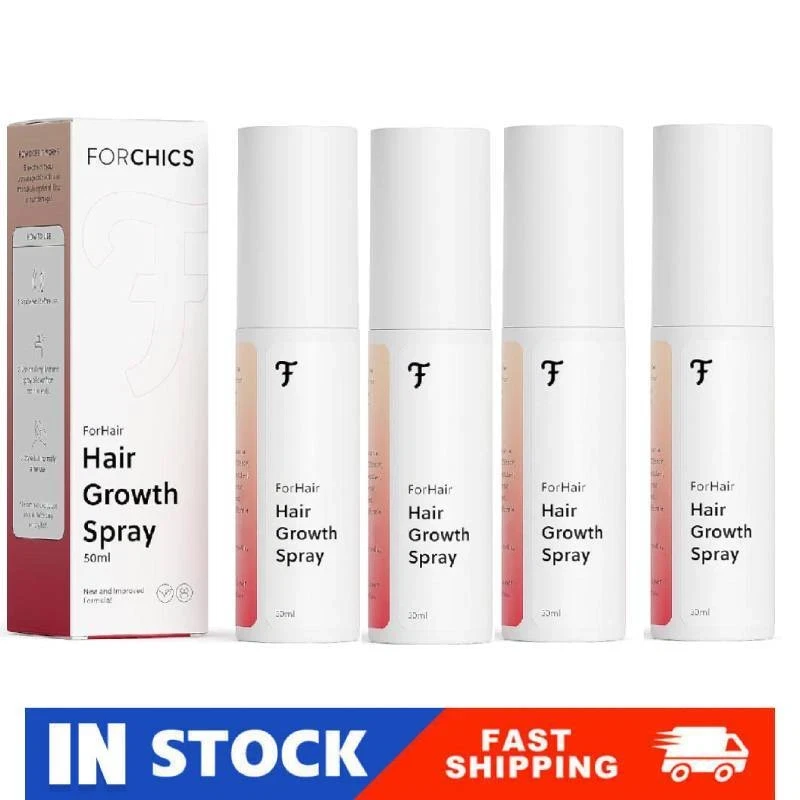 Advanced Hair Growth Oil Spray Non,Greasy Hormone Free Formula PromotesThick-4X