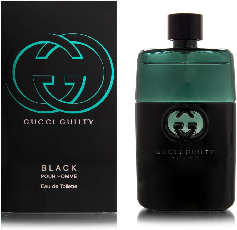Gucci Guilty Black by Gucci for Men 1.6 oz Eau de Toilette Spray
