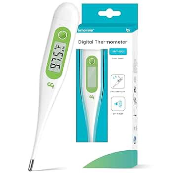 Thermometer for Adults and Kids, Digital Thermometer with Fever Alert, Memory Recall, C/F Switchable, for Oral, Rectal or Under Arm Use