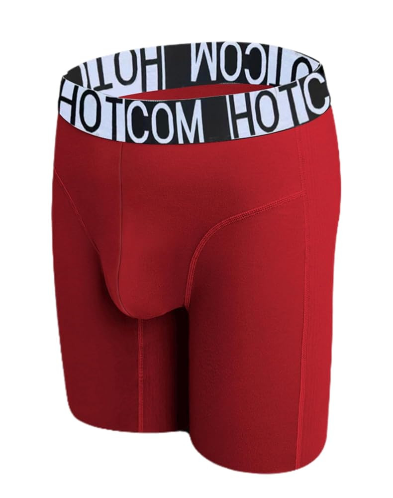 Men's Boxer Briefs,Boxer Briefs Mens Underwear Cotton Blend,Comfort Flex Waistband with Logo, Low Friction Support