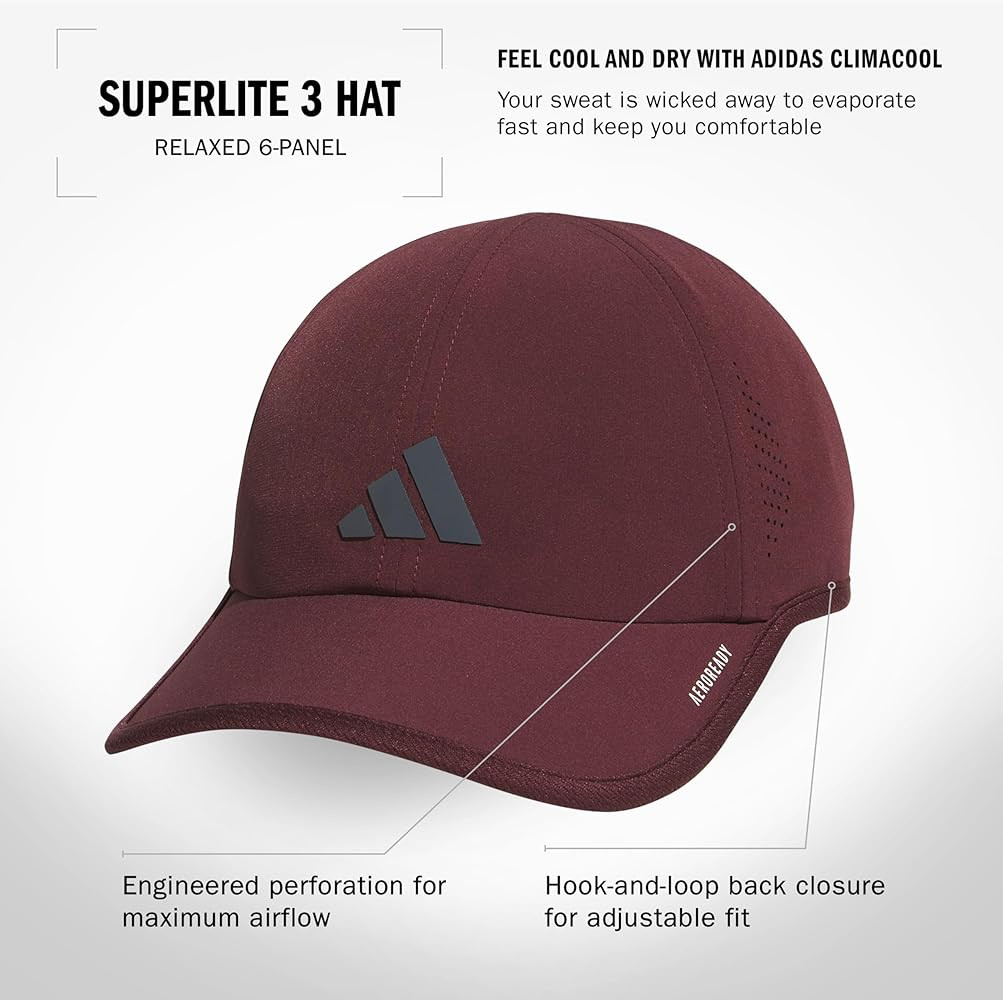 adidas Men's Superlite Relaxed Adjustable Performance Cap