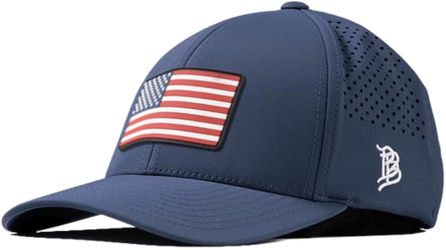 Branded Bills Old Glory PVCPerformance, Lightweight, Comfortable Baseball Cap