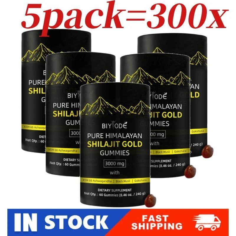 Pure Himalayan-Shilajit Gummies Immune Support with Ashwagandha-300X