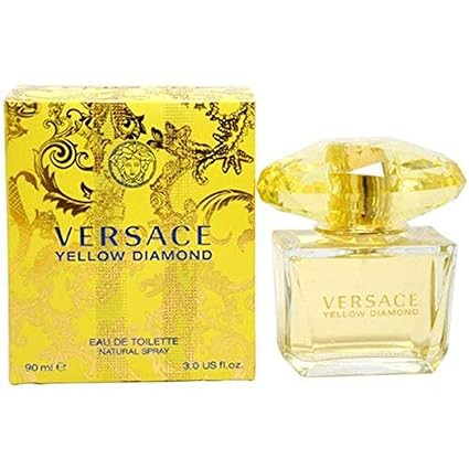 Versace Eau De Toilette Spray for Women, Yellow Diamond, 3 Ounce (Pack of 1)