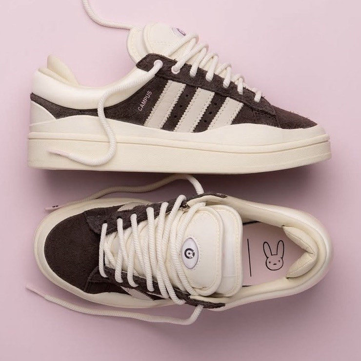 Adidas Bad Bunny Campus Men’s Athletic Shoe Footwear Sneakers Brown Trainer