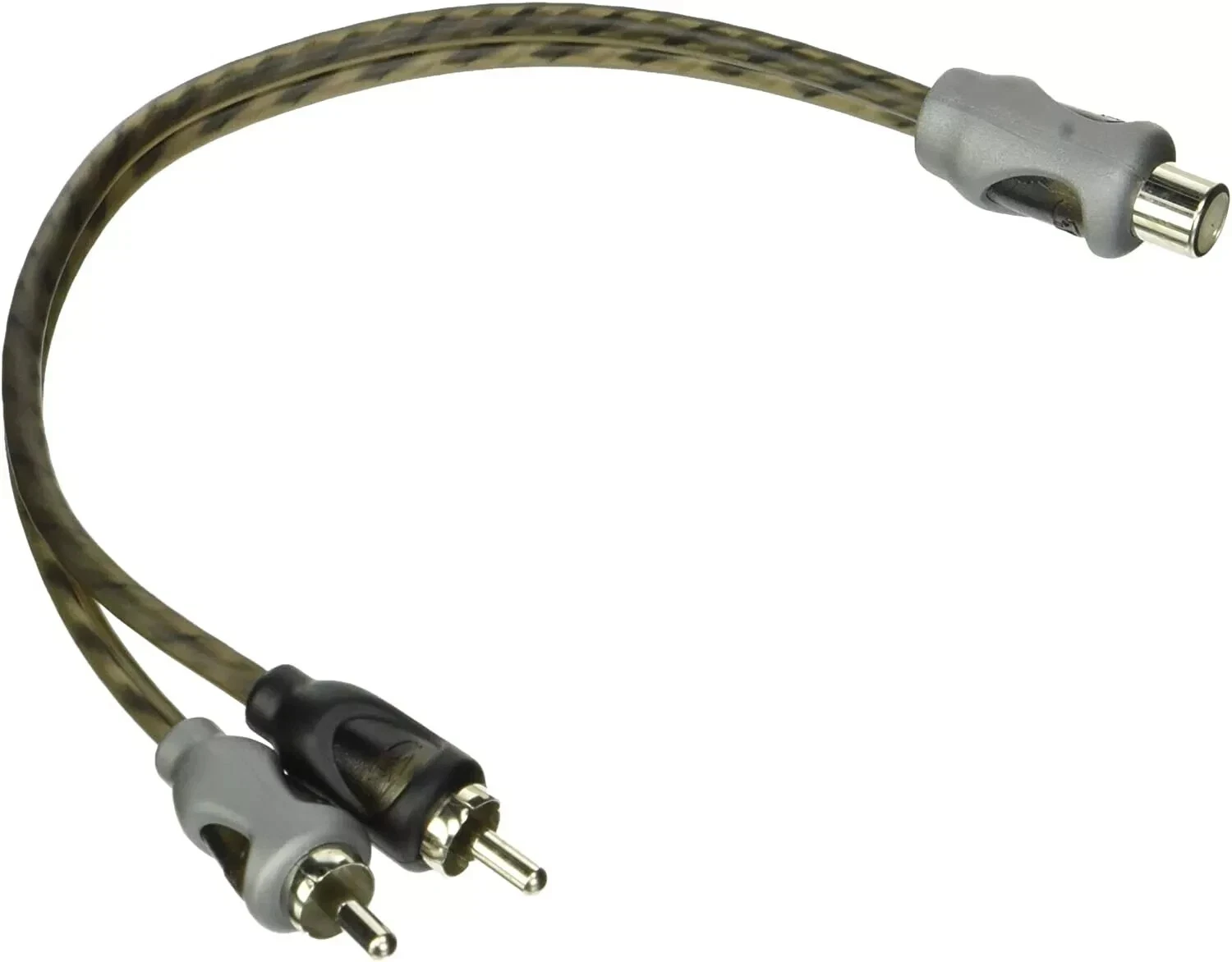 Rockford Fosgate RFIY-1F Twisted Pair Y Adapter 1 Female to 2 Male Interconnect