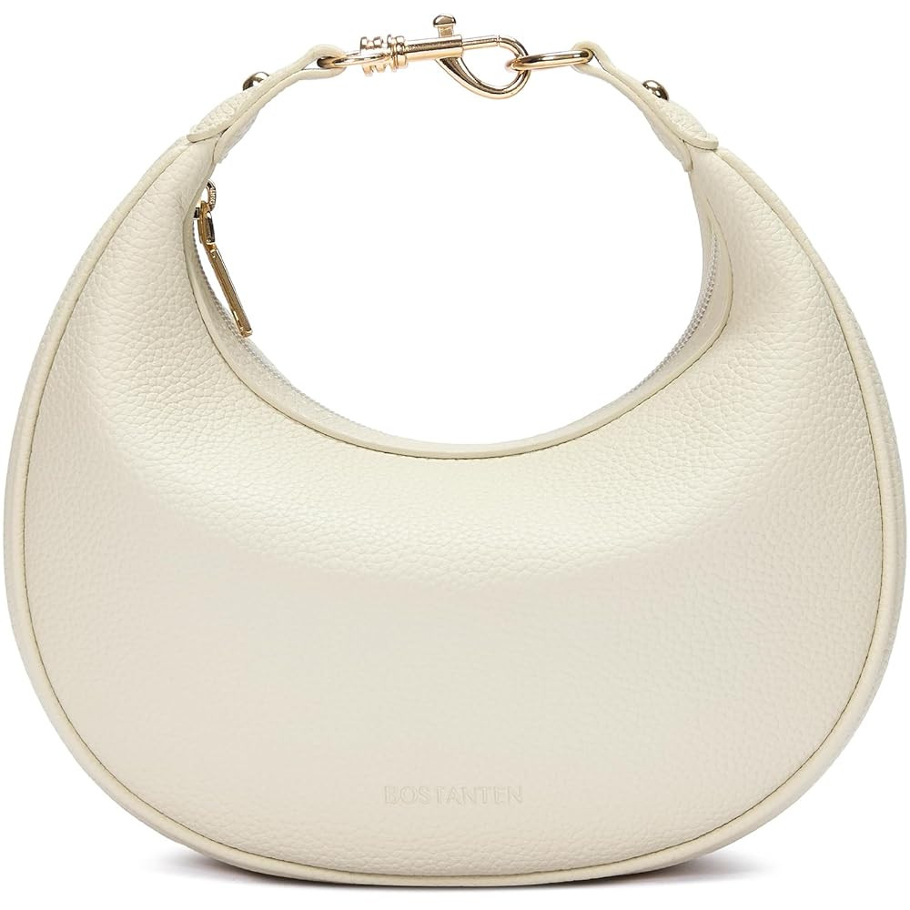 BOSTANTEN Crossbody Purse Small Crescent Shoulder Bags for Women Trendy Hobo Clutch Handbag Removable Strap