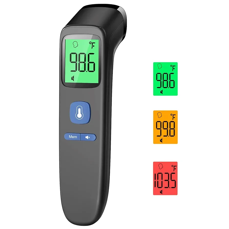 Digital Thermometer for Adults and Kids, Fast Accurate Thermometer with Fever Alarm, 1S Reading & Silent Mode, Easy-to-use, FSA HSA Eligible -Take Quick Temperature Easily