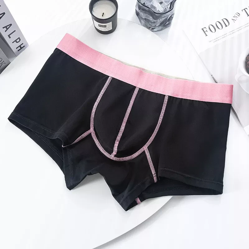 Men's Underwear Cotton U Pouch Boxers Breathable Sports Boxers Underpants Briefs