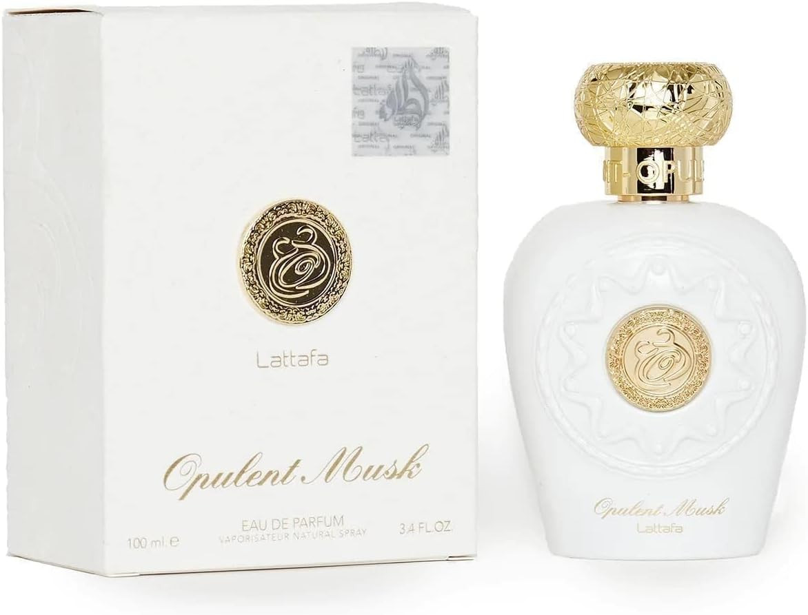 Lattafa Opulent Musk for Women Eau de Parfum Spray, 3.4 Ounce (Pack of 2)