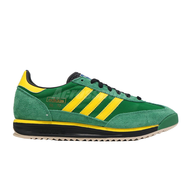 adidas Originals SL 72 RS Green Yellow Men LfieStyle Casual Shoes Sneaker IG2133