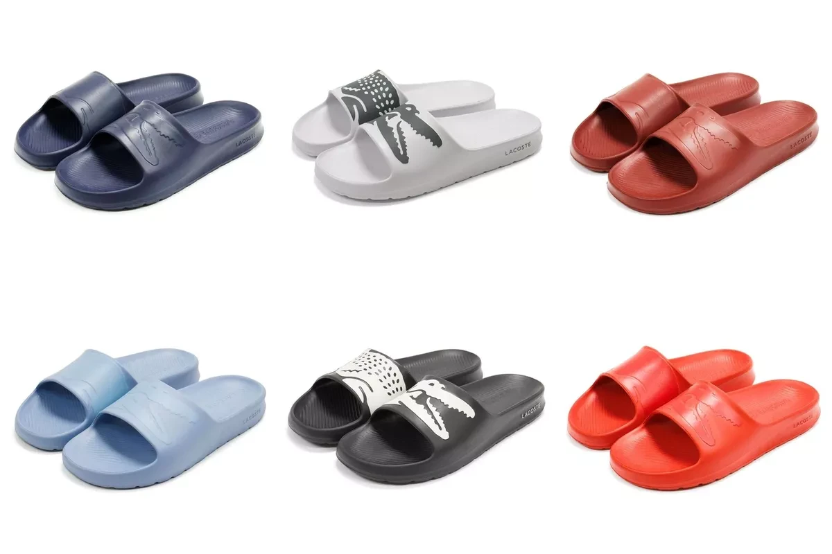 New Lacoste Croco 2.0 Slide Men's Sandals
