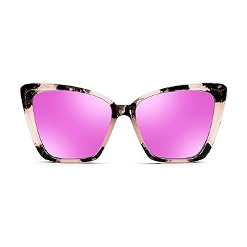 FEISEDY Trendy Polarized Women Sunglasses, Retro Womens Square Cat Eye Sun Glasses B4134