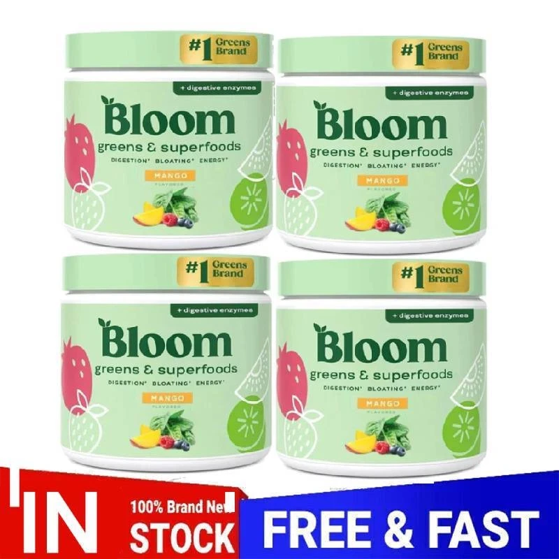 Bloom Nutrition Super Greens Powder Smoothie&Juice Mix Probiotics for Digests t-