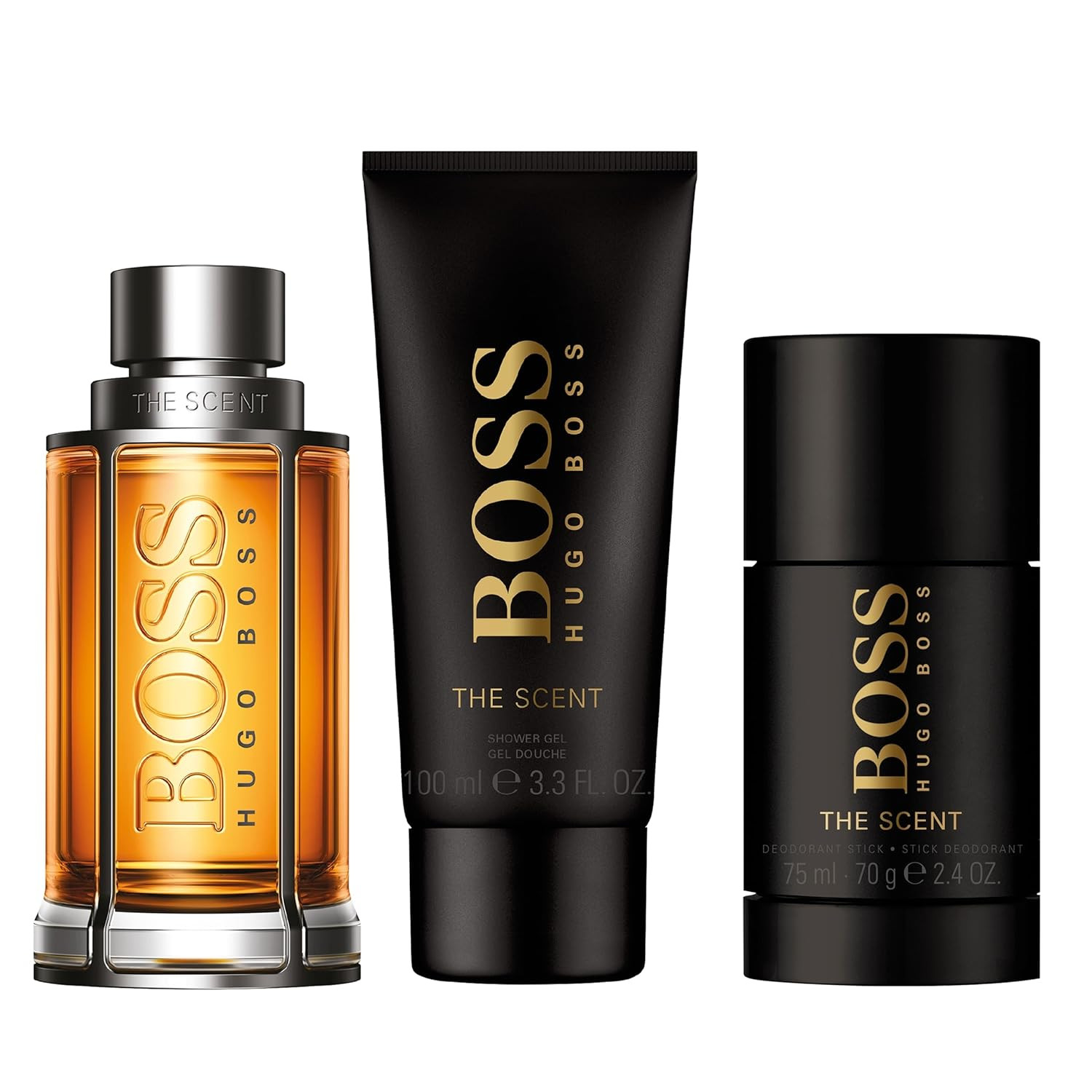 Hugo Boss The Scent Eau de Toilette – Ambery Men's Cologne – With Notes of Ginger, Manika Fruit & Leather Accords – Long Lasting Fragrance