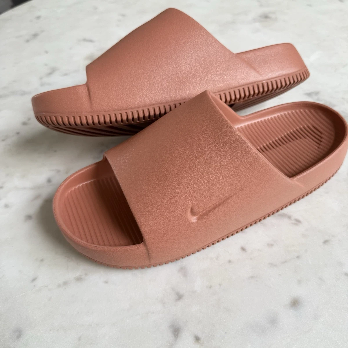 Nike Calm Slide Slip On Sandals Men’s 9 Women 10 Terracotta apricot agate
