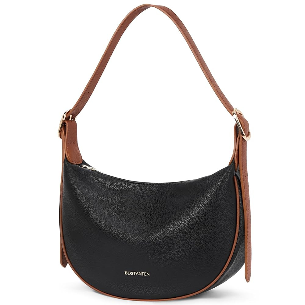 BOSTANTEN Purses for Women Small Crossbody Bags Crescent Shoulder Bag Hobo Handbag with Adjustable Strap