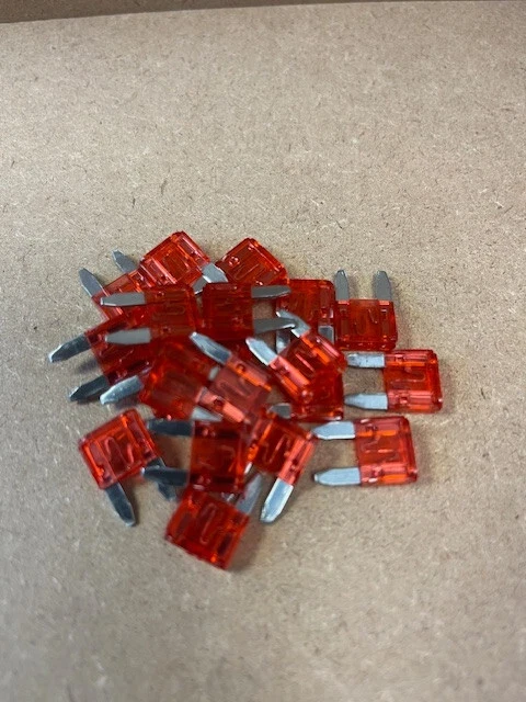 Mini Fuse 10A Blade Fuse kit Car Truck SUVs for 12V ATO/ATC 20PCS