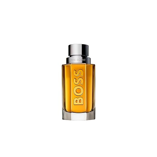 Hugo Boss The Scent Eau de Toilette – Ambery Men's Cologne – With Notes of Ginger, Manika Fruit & Leather Accords – Long Lasting Fragrance