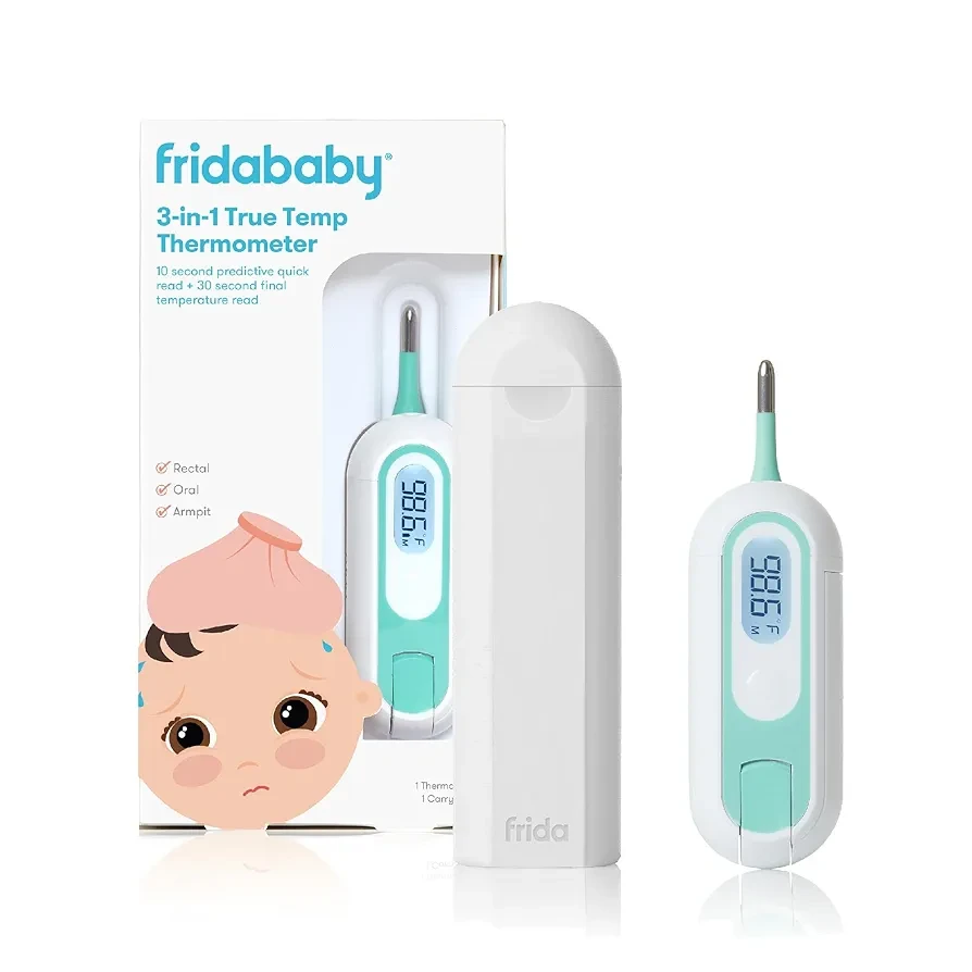 Baby 3-in-1 Rectal, Underarm & Oral Thermometer for Kids, Digital Baby Thermometer for Infants, Toddlers, & Kids, FSA/HSA Eligible