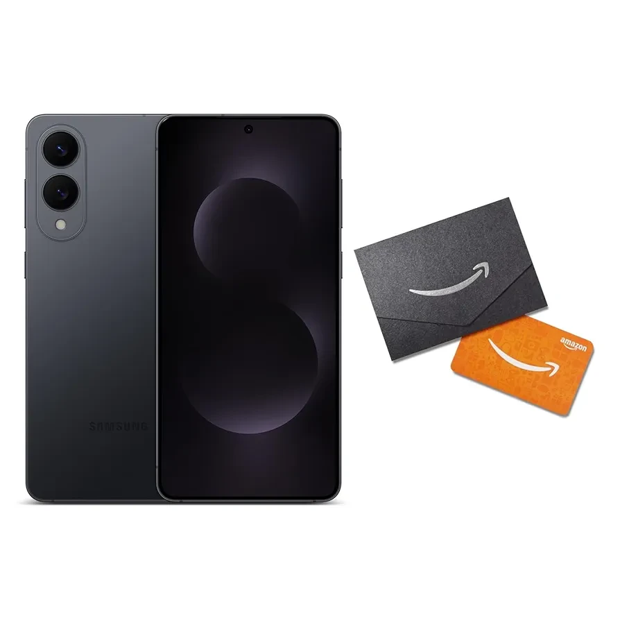 Samsung Galaxy S25 Edge Phone, 512 GB AI Smartphone, Unlocked Android, Night Video, Fast Processor, ProScaler Display, All-Day Battery, 2025, US 1 Yr Manufacturer Warranty, Titanium JetBlack