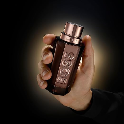 Hugo Boss The Scent Parfum – Ambery Men's Cologne – With Notes of Ginger, Maninka Fruit, Iris & Leather Accord – Luxury Perfumes for Men – Long Lasting Fragrance