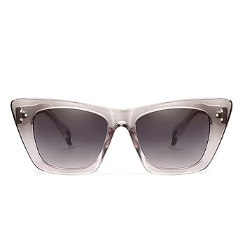 Square Cat Eye Polarized Sunglasses Women Men Oversized Trendy Sunnies Driving Anti-Glare UV400 Protection