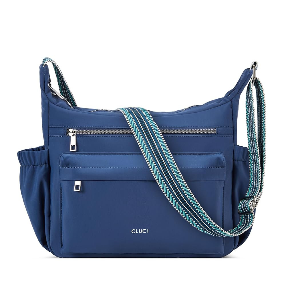 CLUCI Travel Purses for Women, Waterproof Nylon Crossbody Bags for Woman Trendy, Anti Theft Shoulder Handbags for Ladies