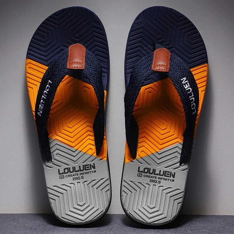 Men Flip Flops Summer Beach Slippers Breathable Casual Outdoor Footwear Shoes