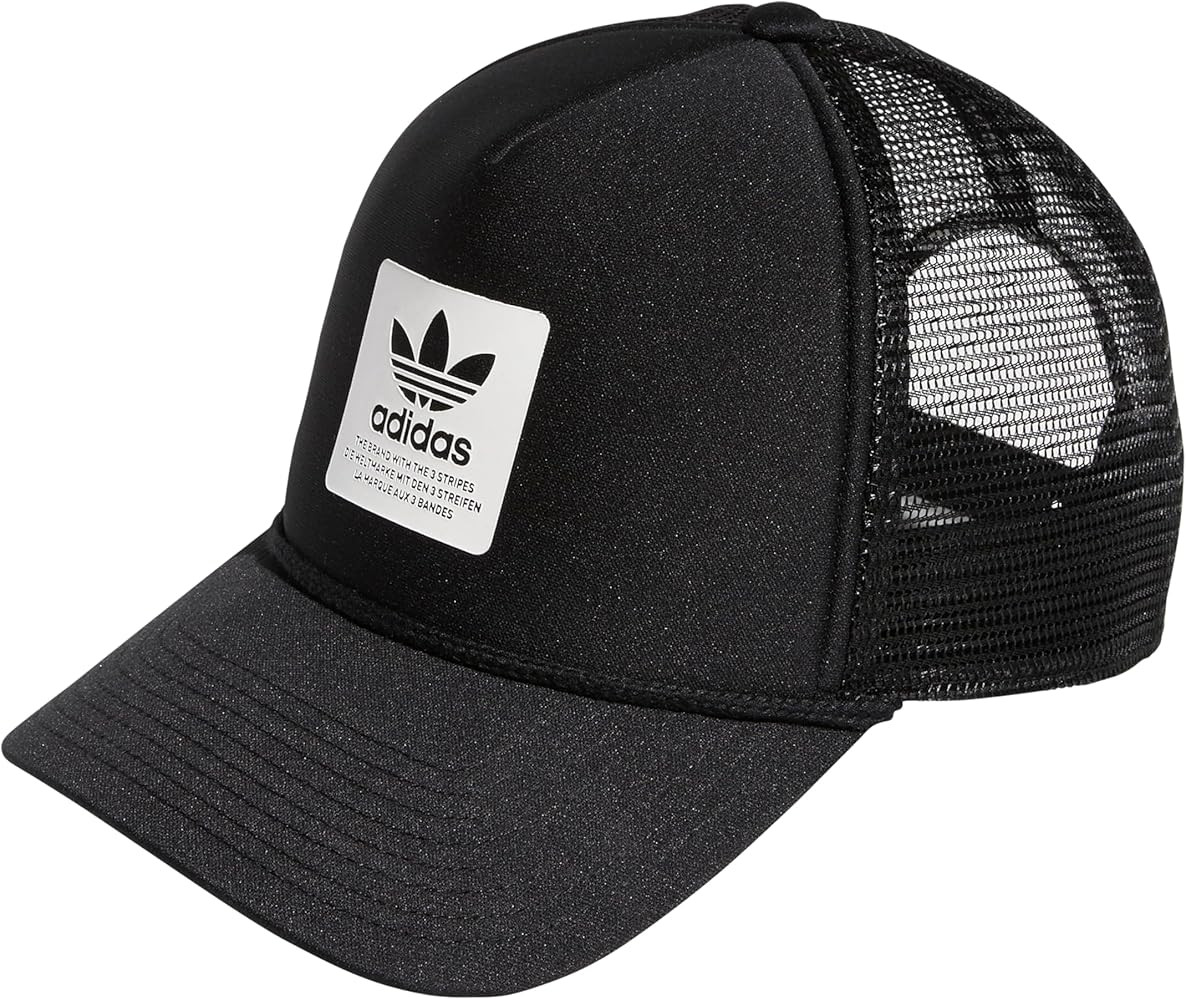 adidas Originals Dispatch Trucker 5-Panel High Crown Mesh-Back Adjustable Strapback Cap