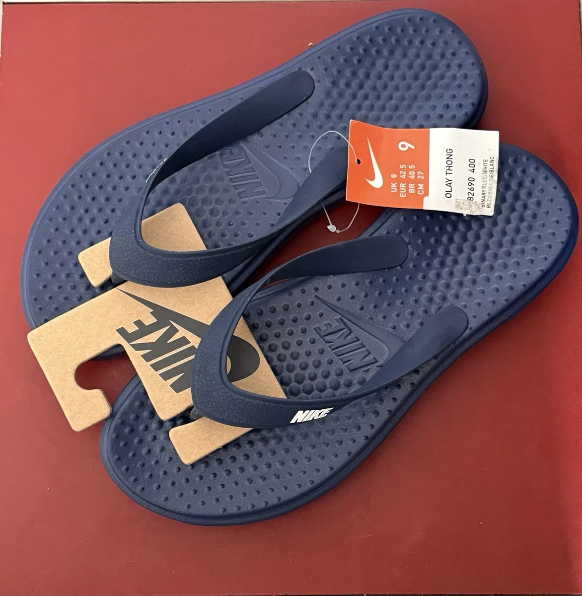 Nike Solay Thong Men’s UK 8 EU 42.5 US 9 Flip-flop Thong Sandals Beach Swimming