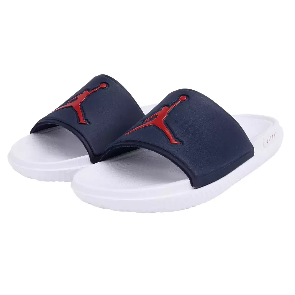 Nike Air Jordan Jumpman Slide Navy Red White Size 12 Mens Sandals FQ1598 402 NWT