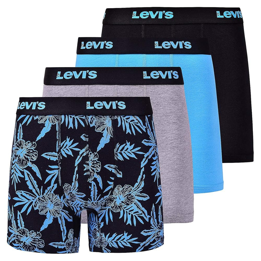 Levi's Mens Boxer Briefs Breathable Stretch Underwear 4 Pack