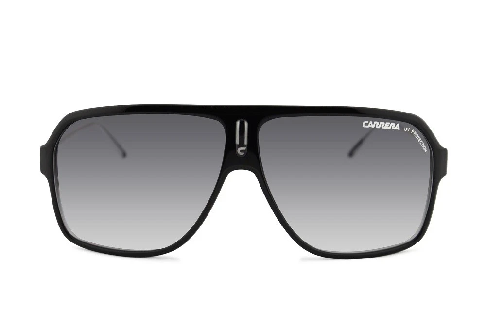 Carrera 27 Unisex Black & White Sunglasses Sport Racing Designer Retro