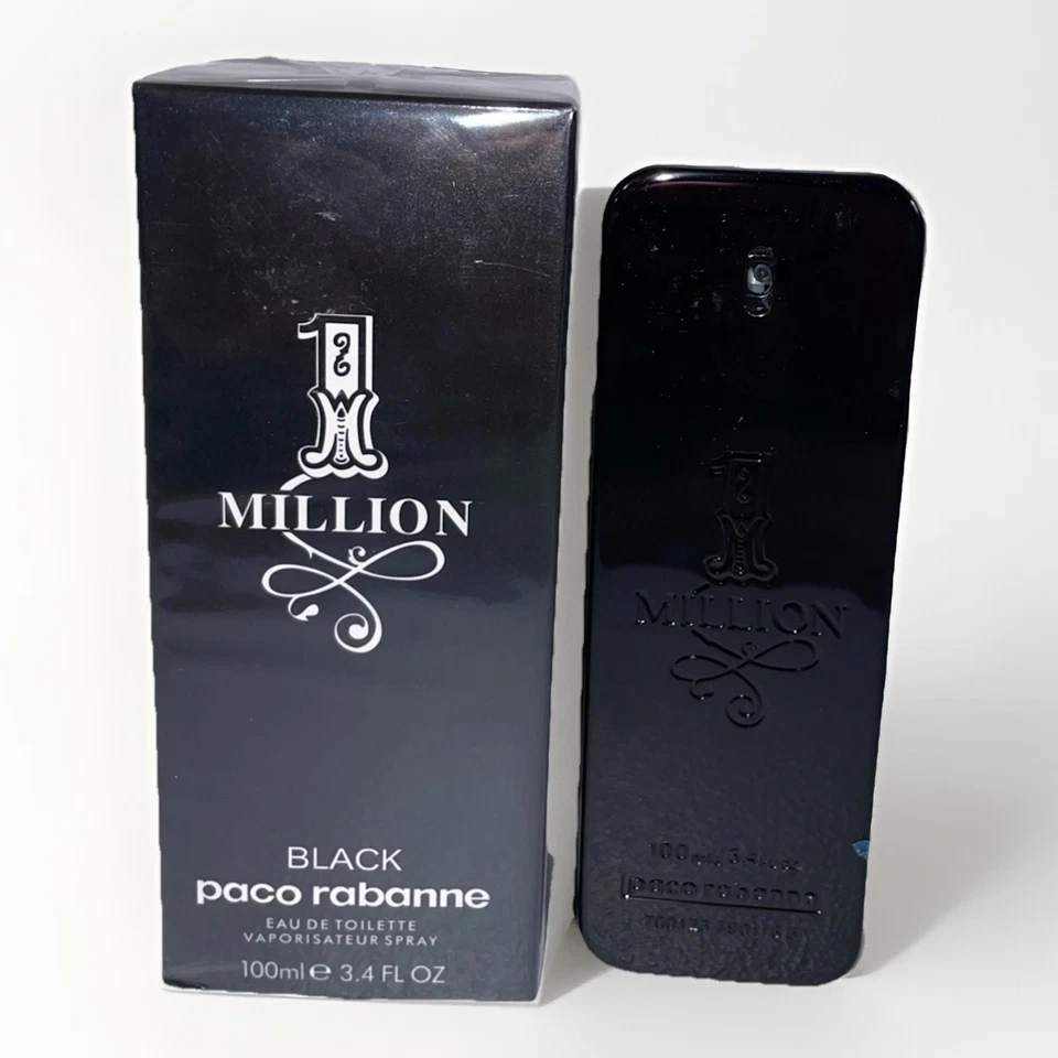 1 MILLION BLACK DEMO MODEL EDT Spray 3.4oz 2019 NEVER Produced For Sale RARE