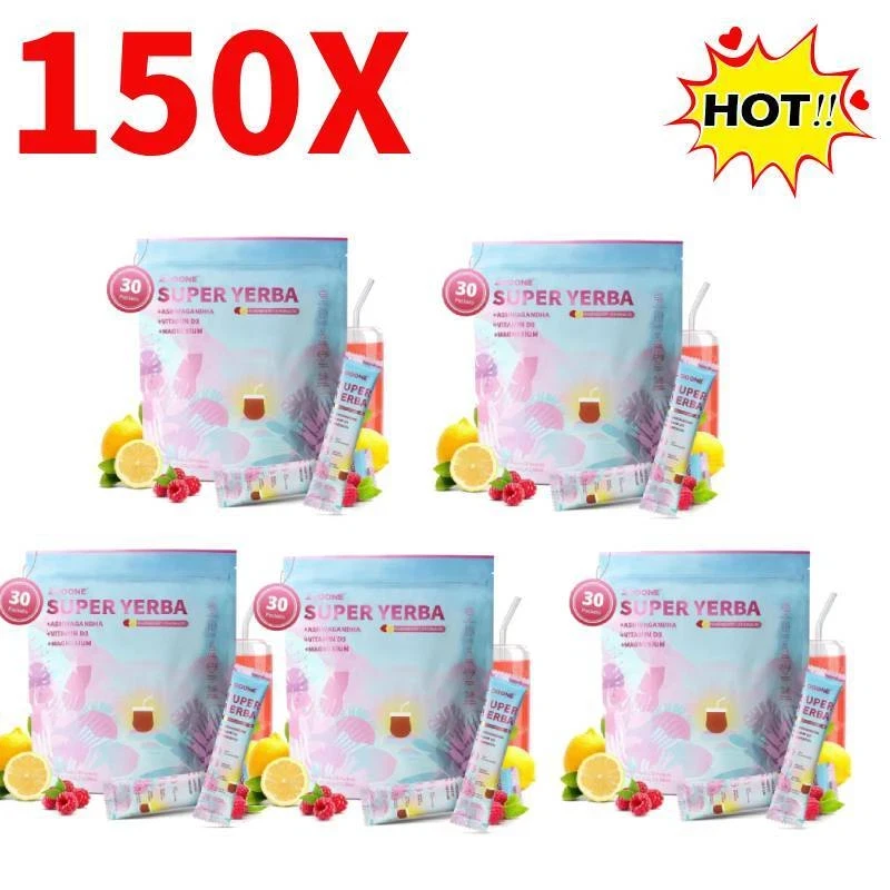 ZOOONE Super Yerba Mate Instant Tea Powder | RASPBERRY LEMONADE Flavor-150 XZOOONE Super Yerba Mate Instant Tea Powder | RASPBERRY LEMONADE Flavor-150