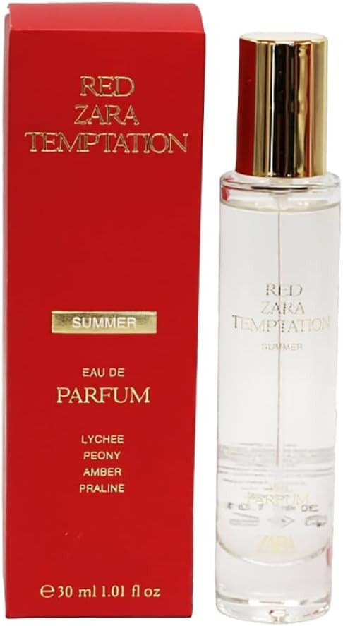 Zara Red Temptation Summer Perfume for Women EDP Eau De Parfum 30 ML (1.01 FL. OZ)