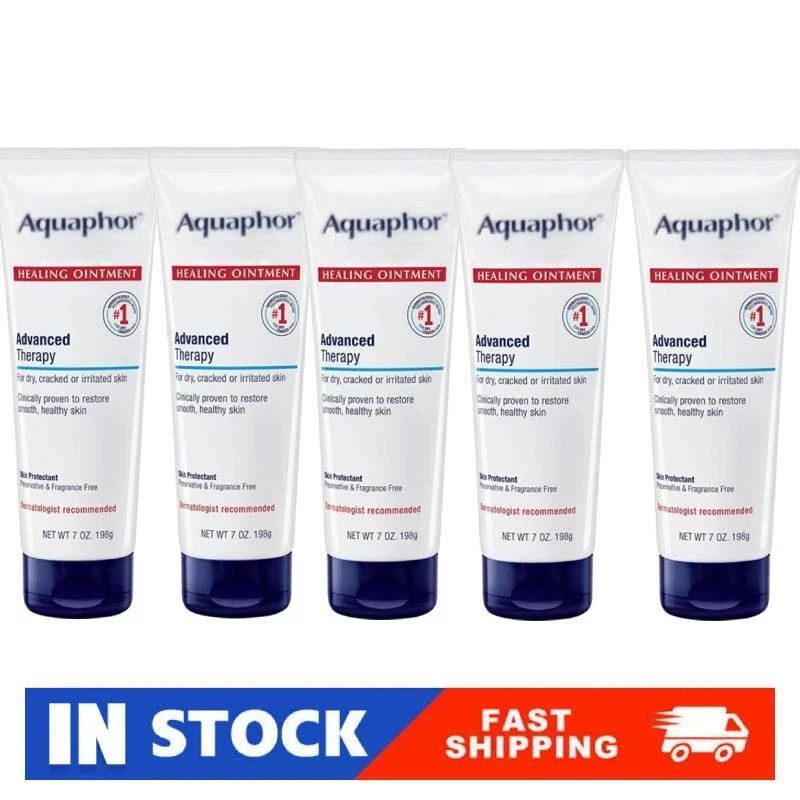 5Pcs Aquaphor Healing Ointment Advanced Therapy, 1.75oz,