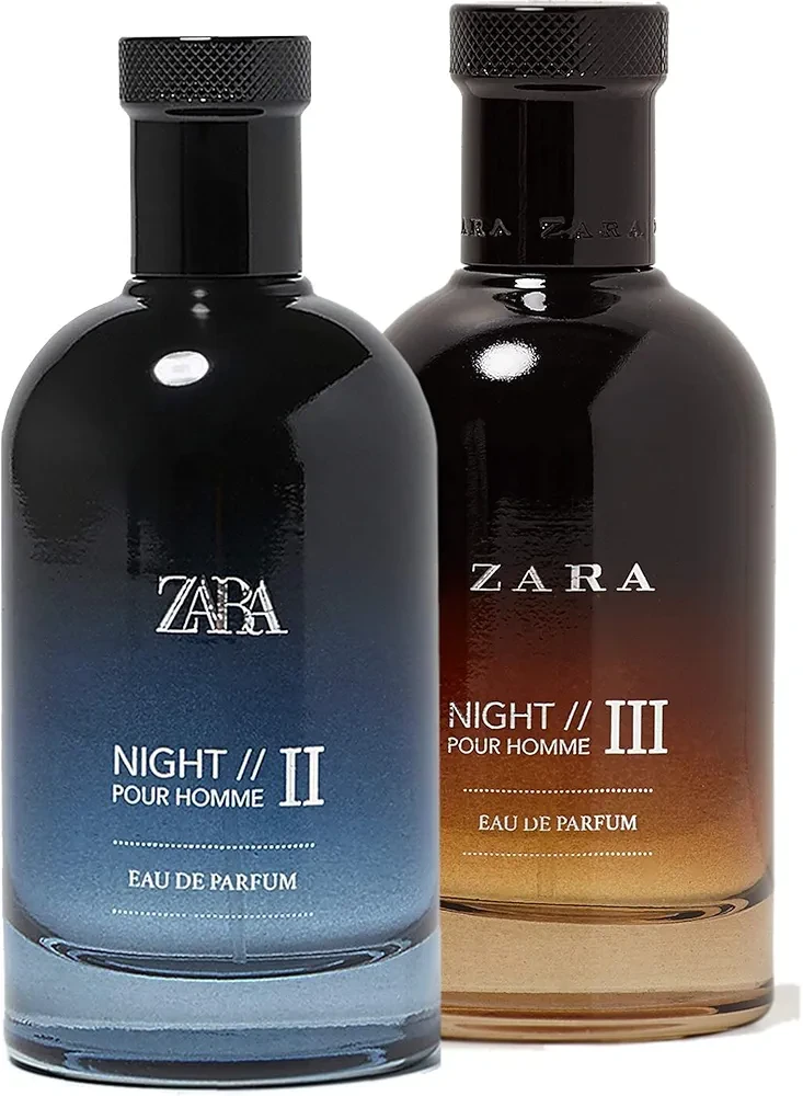 Zara 2X Night Pour Homme II - Night III Eau De Parfum 3.4 fl. Oz.